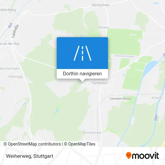 Weiherweg Karte