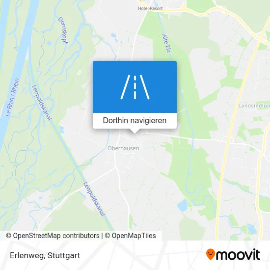 Erlenweg Karte