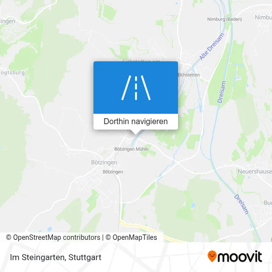 Im Steingarten Karte