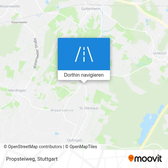 Propsteiweg Karte