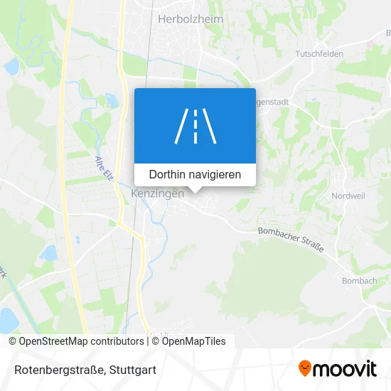 Rotenbergstraße Karte