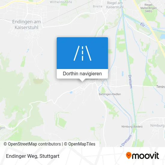 Endinger Weg Karte