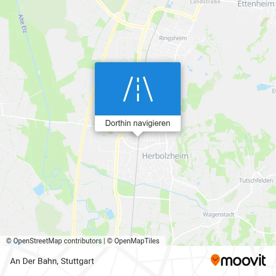 An Der Bahn Karte