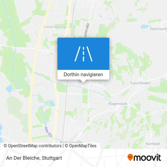 An Der Bleiche Karte