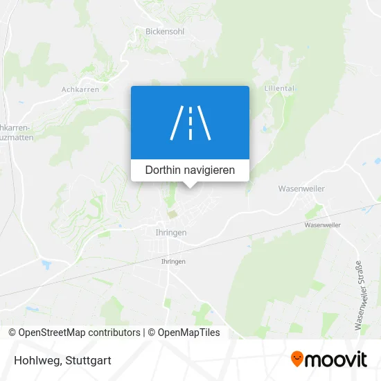 Hohlweg Karte