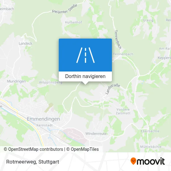 Rotmeerweg Karte