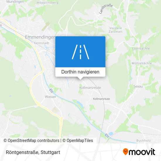 Röntgenstraße Karte