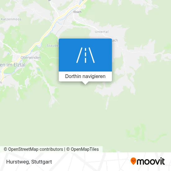 Hurstweg Karte