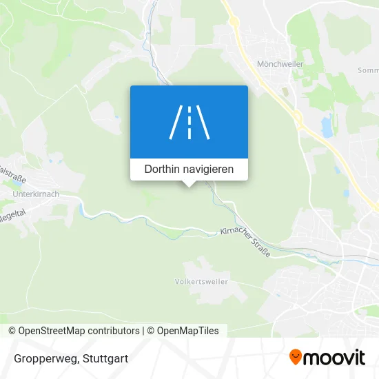 Gropperweg Karte