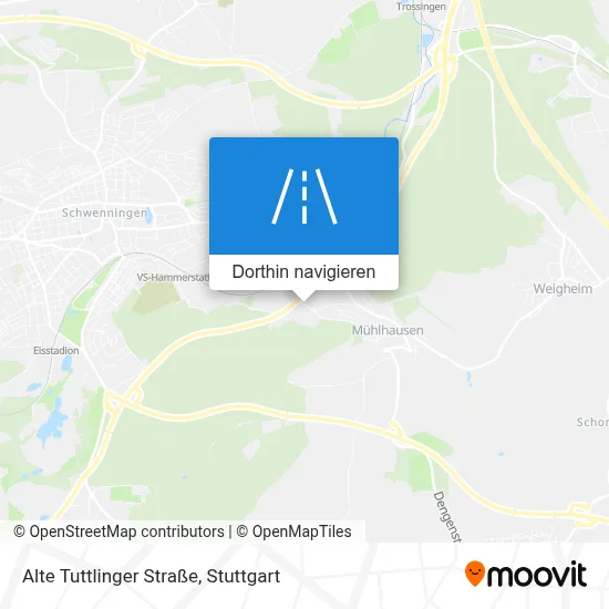 Alte Tuttlinger Straße Karte