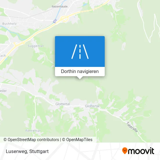 Luserweg Karte