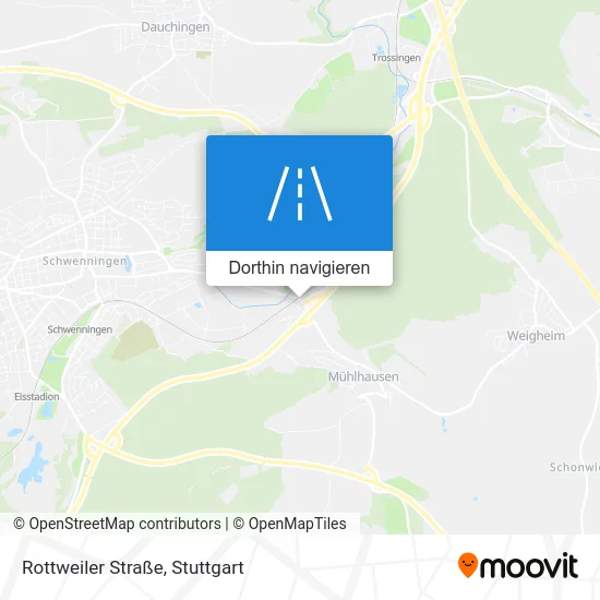 Rottweiler Straße Karte