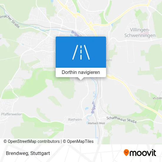 Brendweg Karte