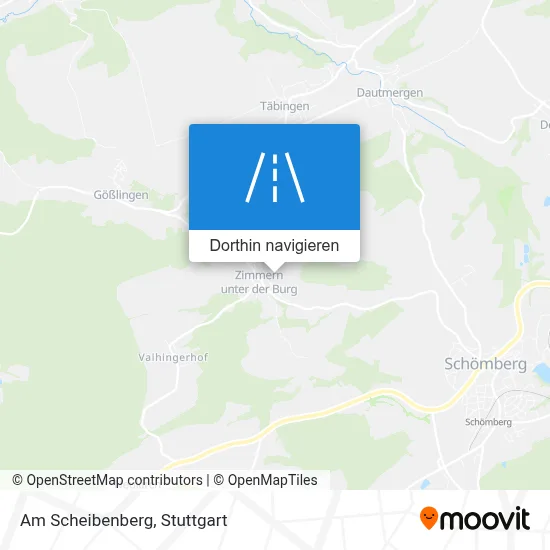 Am Scheibenberg Karte