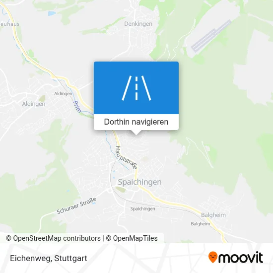Eichenweg Karte