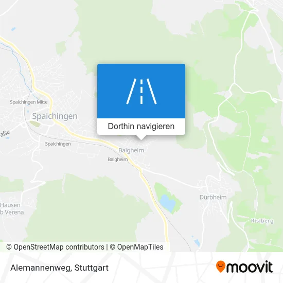 Alemannenweg Karte
