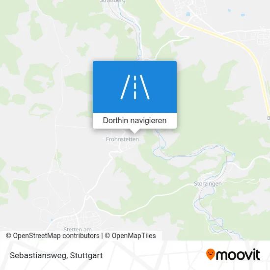 Sebastiansweg Karte