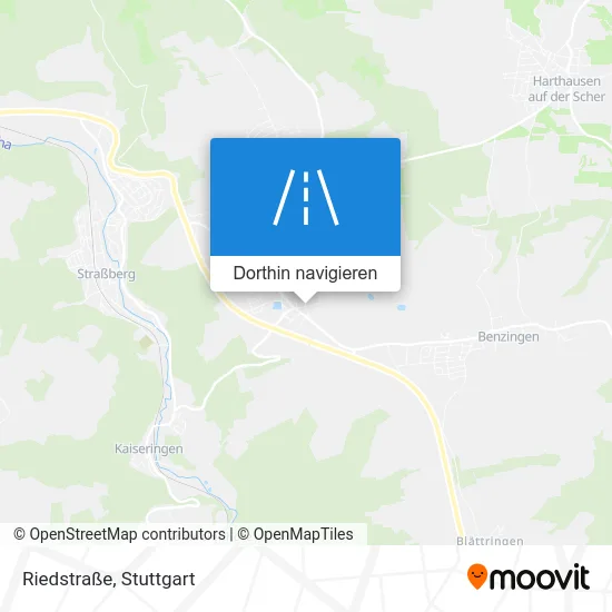 Riedstraße Karte