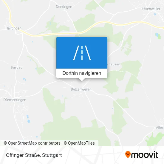 Offinger Straße Karte