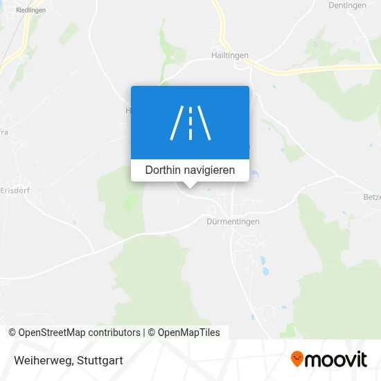 Weiherweg Karte