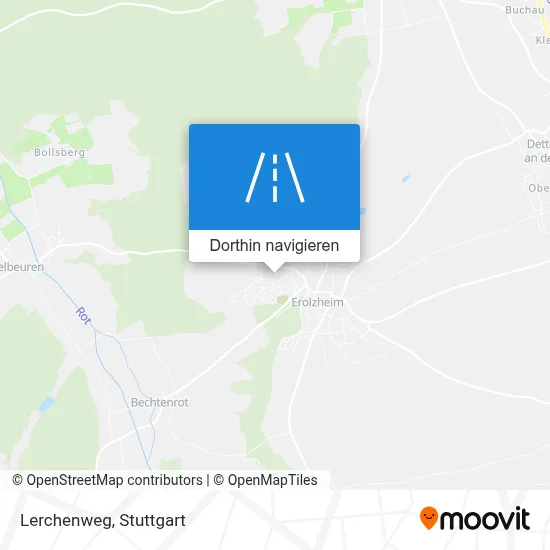 Lerchenweg Karte