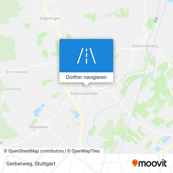 Gerberweg Karte
