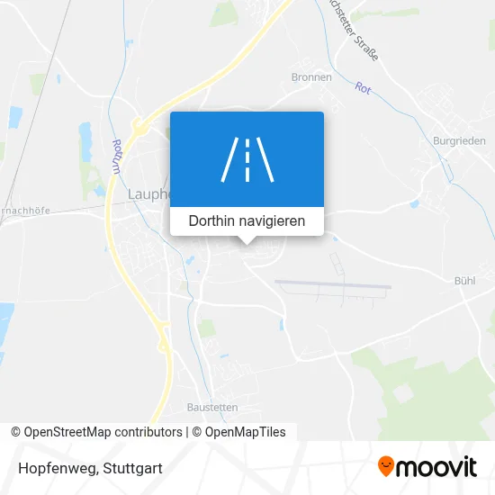 Hopfenweg Karte