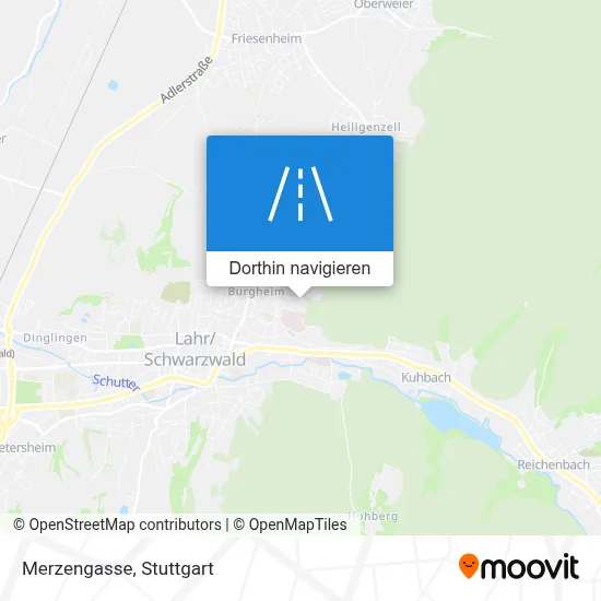 Merzengasse Karte