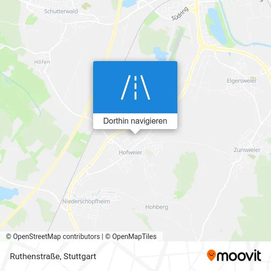Ruthenstraße Karte