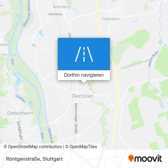 Röntgenstraße Karte