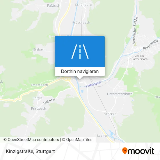 Kinzigstraße Karte