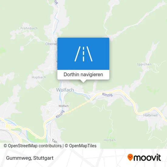 Gummweg Karte