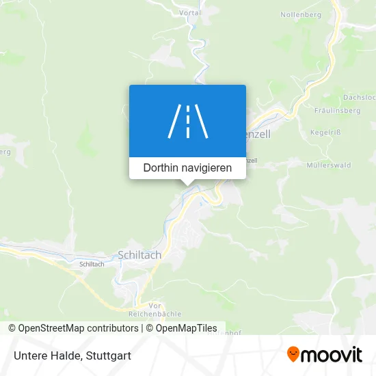 Untere Halde Karte