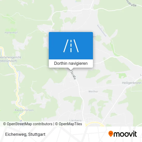 Eichenweg Karte