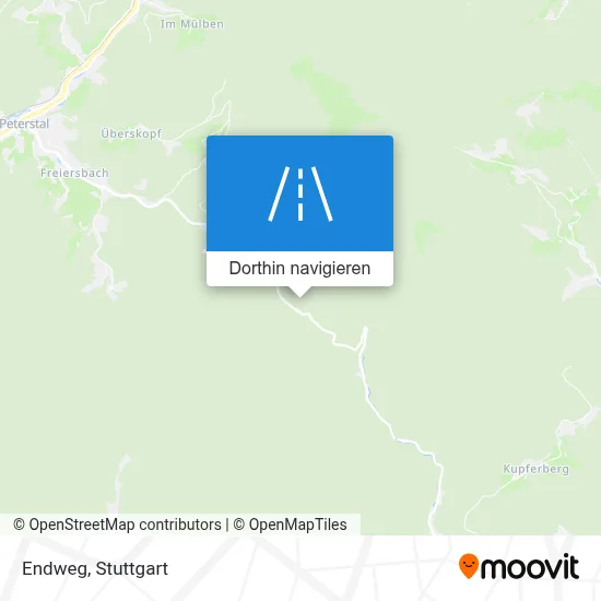 Endweg Karte