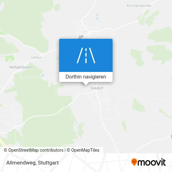 Allmendweg Karte