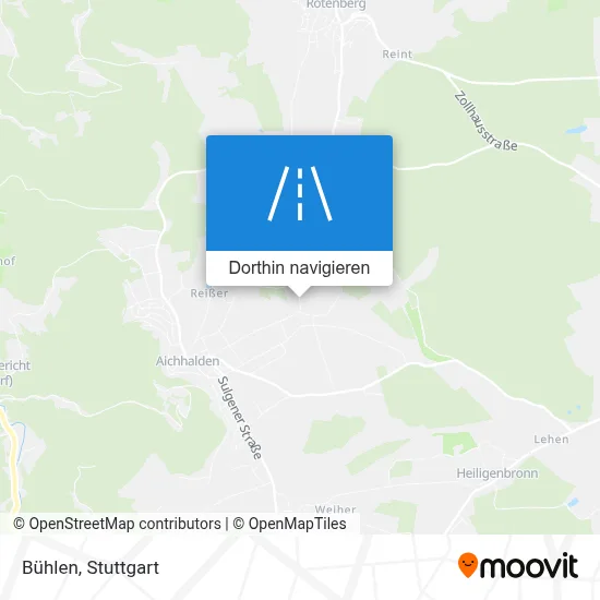 Bühlen Karte