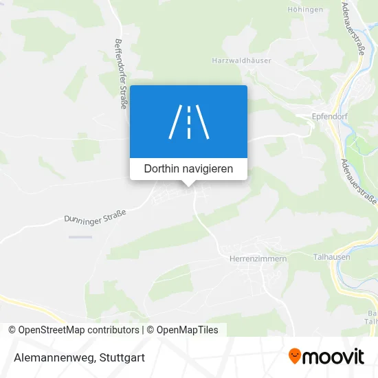 Alemannenweg Karte