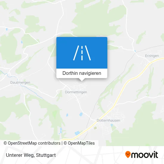 Unterer Weg Karte