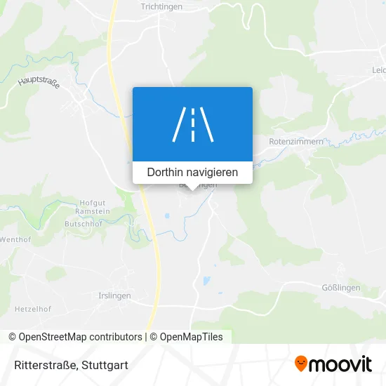 Ritterstraße Karte
