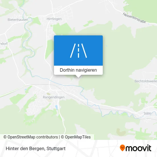 Hinter den Bergen Karte