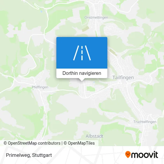 Primelweg Karte