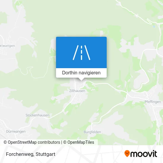 Forchenweg Karte