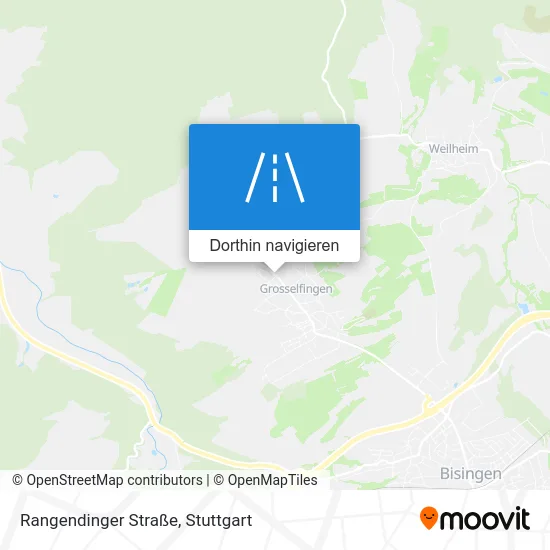 Rangendinger Straße Karte