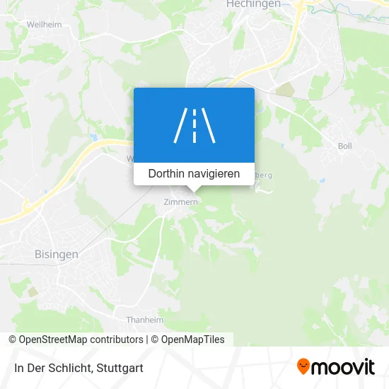 In Der Schlicht Karte