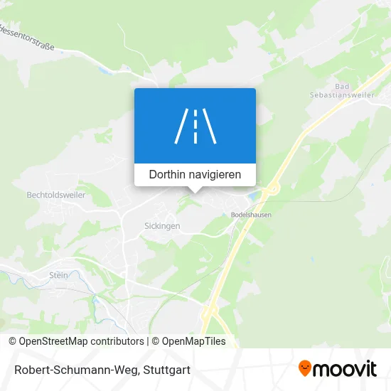 Robert-Schumann-Weg Karte