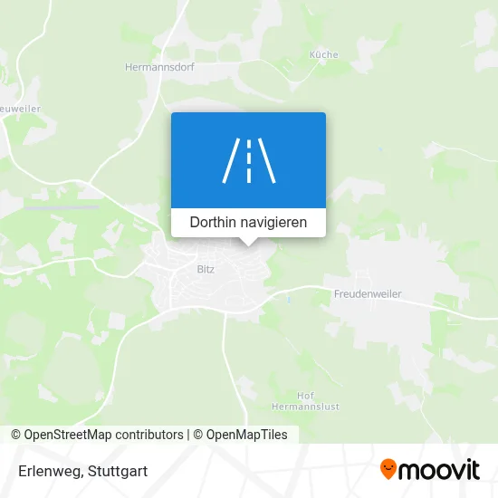 Erlenweg Karte