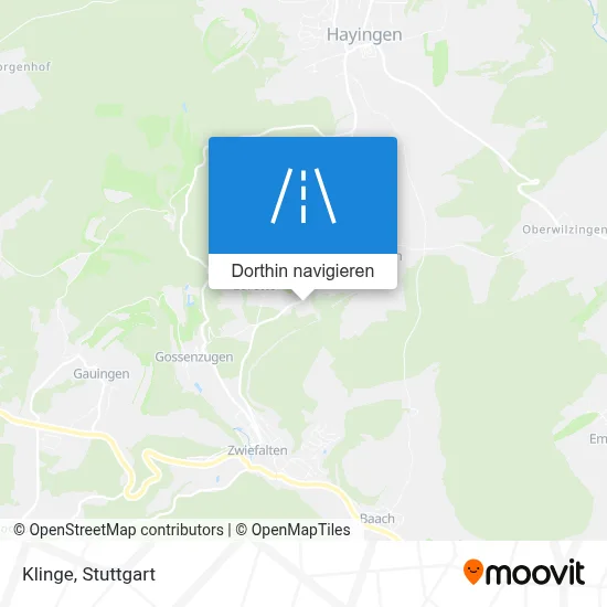Klinge Karte