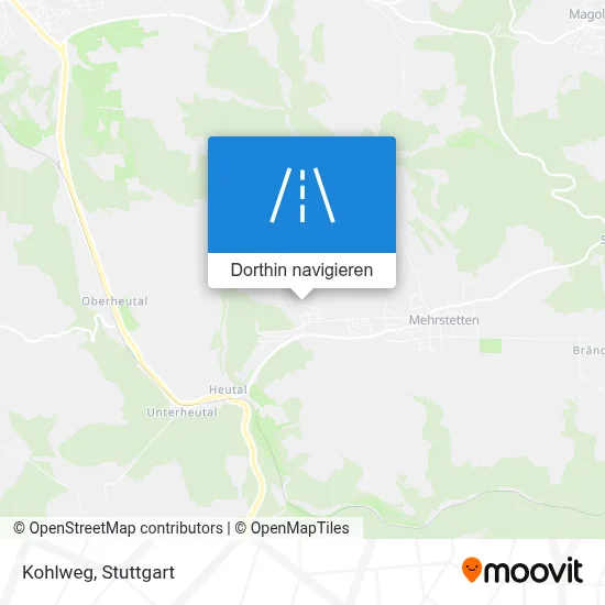 Kohlweg Karte