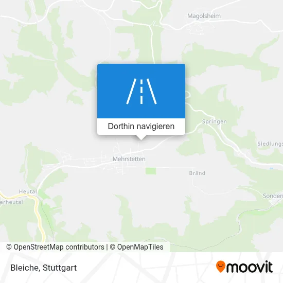 Bleiche Karte